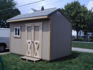 Custom Saltbox Shed Plans, 10 x 12 Shed, Detailed Building Plans