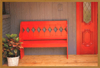 backyard bench wood plans package