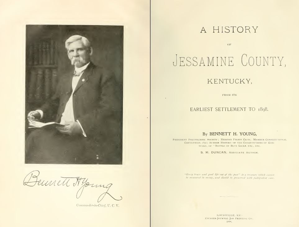 1898 JESSAMINE County, Kentucky KY, History and Genealogy, Ancestry DVD