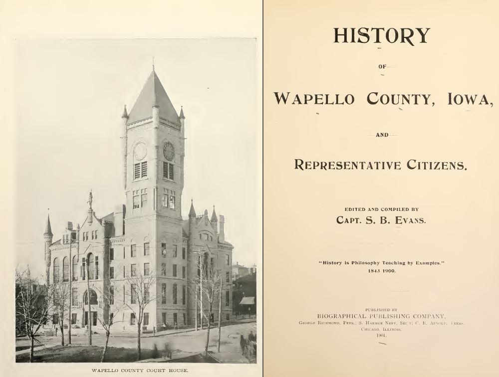 1901 WAPELLO County Iowa IA, History and Genealogy Ancestry Family Tree