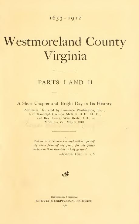 Virginia History and Genealogy