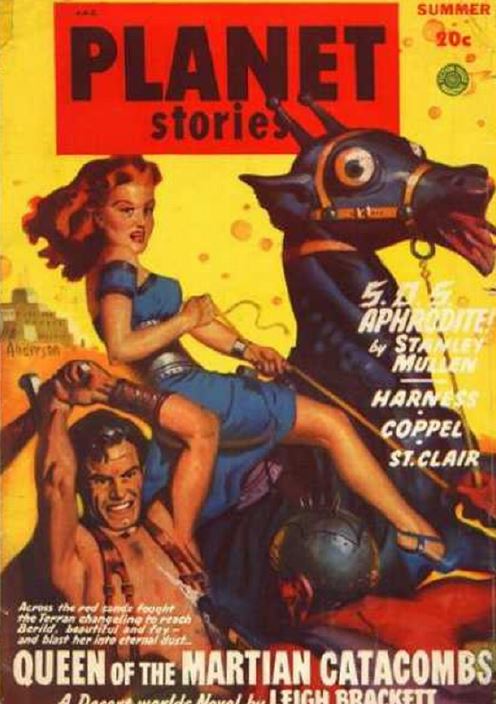 Planet Stories Pulp Fiction Magazine