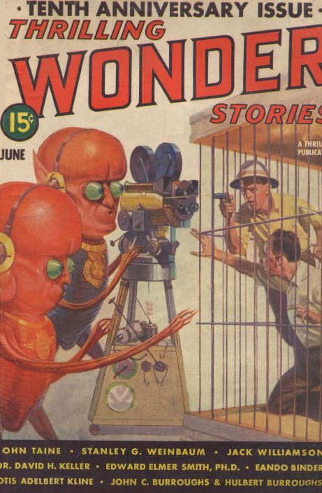 Thrilling Wonder Stories Pulp Fiction Magazine