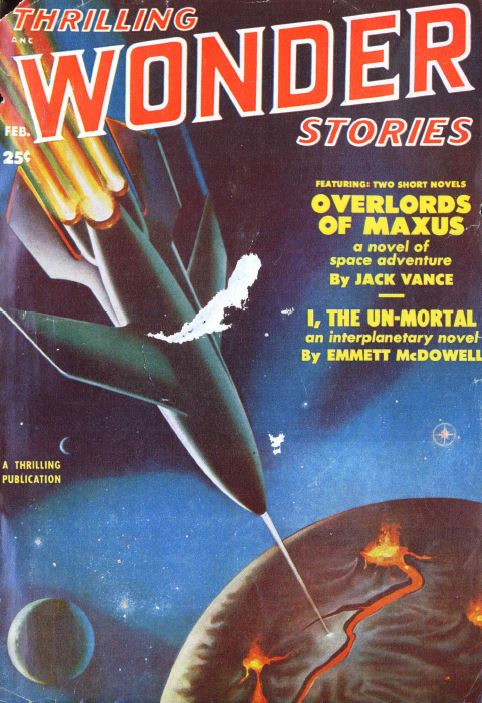 Thrilling Wonder Stories Pulp Fiction Magazine