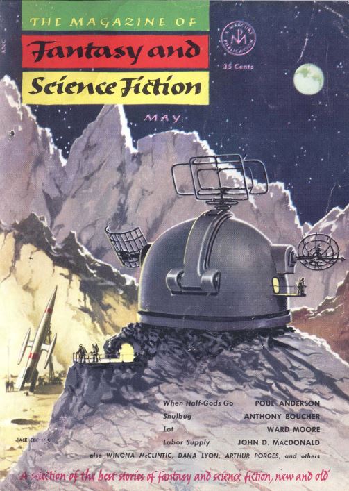 Fantasy and Science Fiction Pulp Fiction Magazine