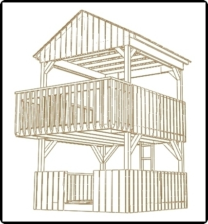 jungle gym and cubbyhouse playset plans