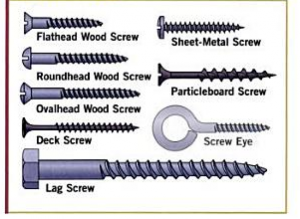 screws and bolts for shed plans