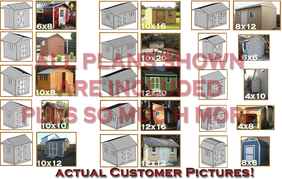 shed plans samples pics