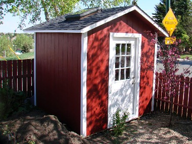 Custom Gable Shed Plans, 6 x 8 Shed, Detailed Building Plans - Click Image to Close