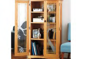 Elegant Wood Media Cabinet Plans