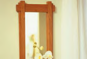 Chopstick Mirror Plans, Beginner Home Woodworking Project Plans