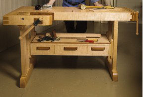 Craftsman Custom Workshop Workbench Wood Plans