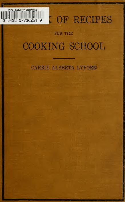 Vintage Cookbooks Library