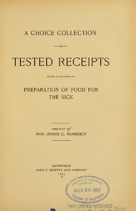 Vintage Cookbooks Library