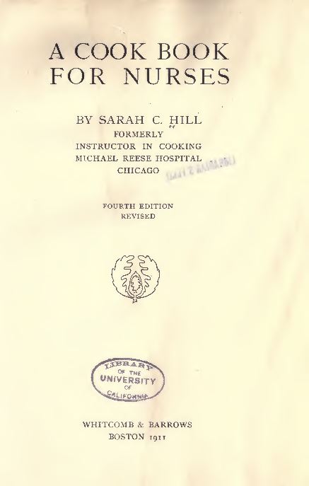 Vintage Cookbooks Library