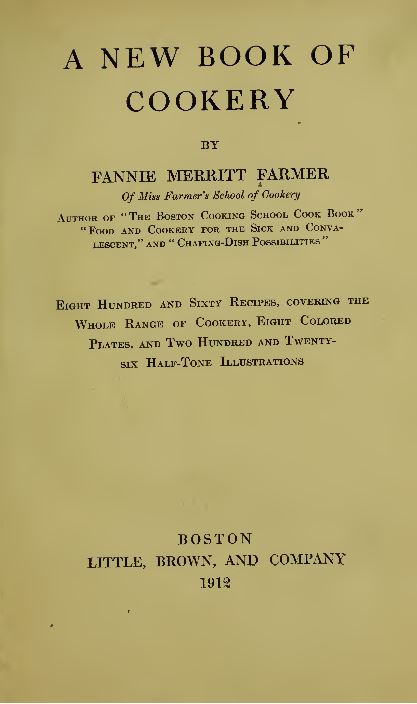 Vintage Cookbooks Library