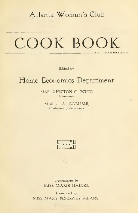 Vintage Cookbooks Library
