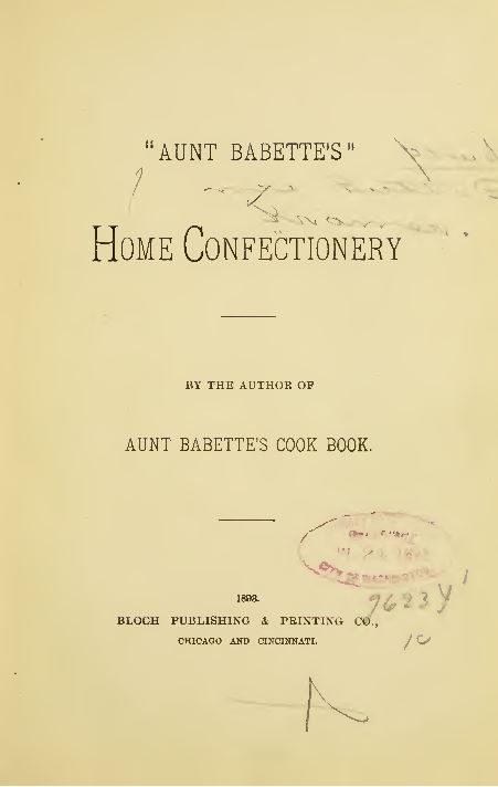Vintage Cookbooks Library