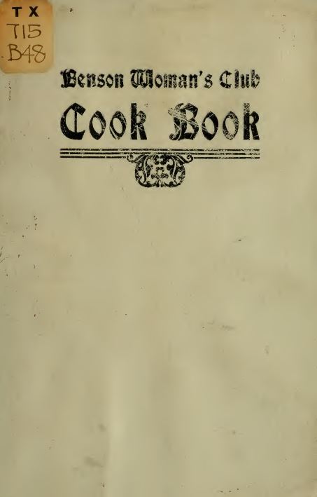 Vintage Cookbooks Library