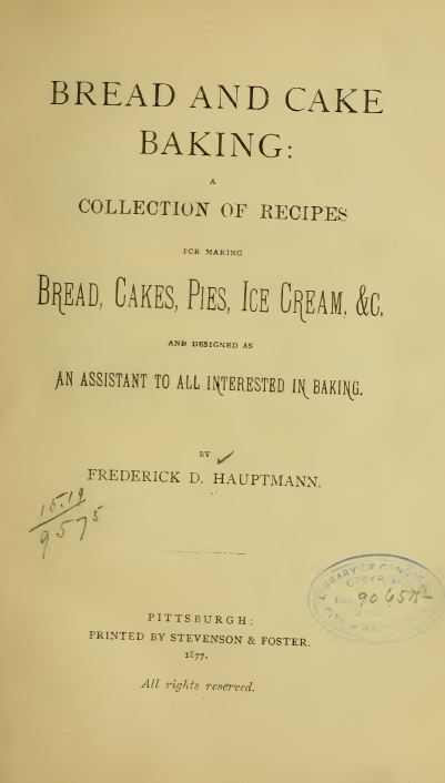 Vintage Cookbooks Library
