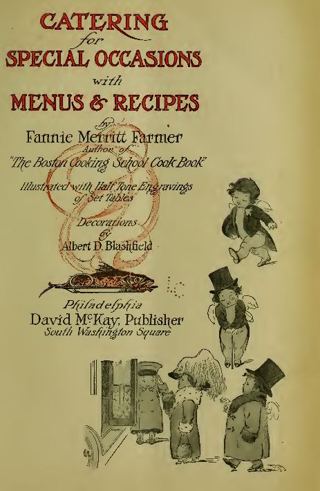 Vintage Cookbooks Library