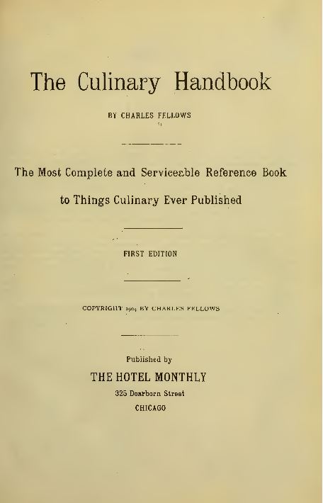 Vintage Cookbooks Library