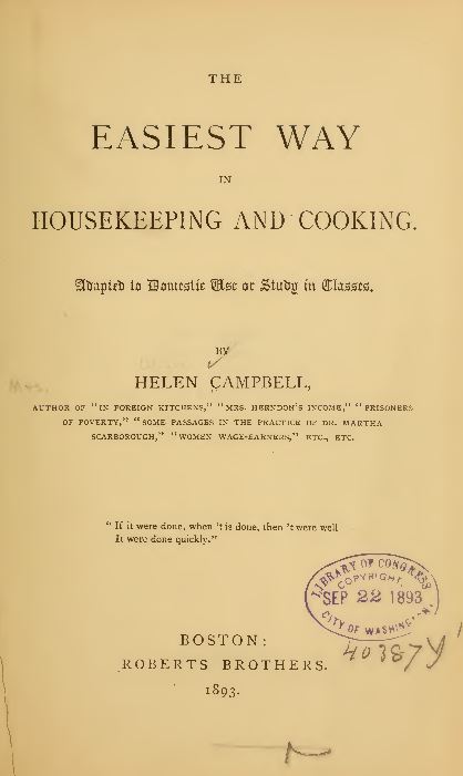 Vintage Cookbooks Library