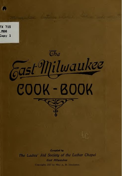 Vintage Cookbooks Library
