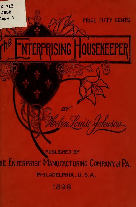 Vintage Cookbooks Library