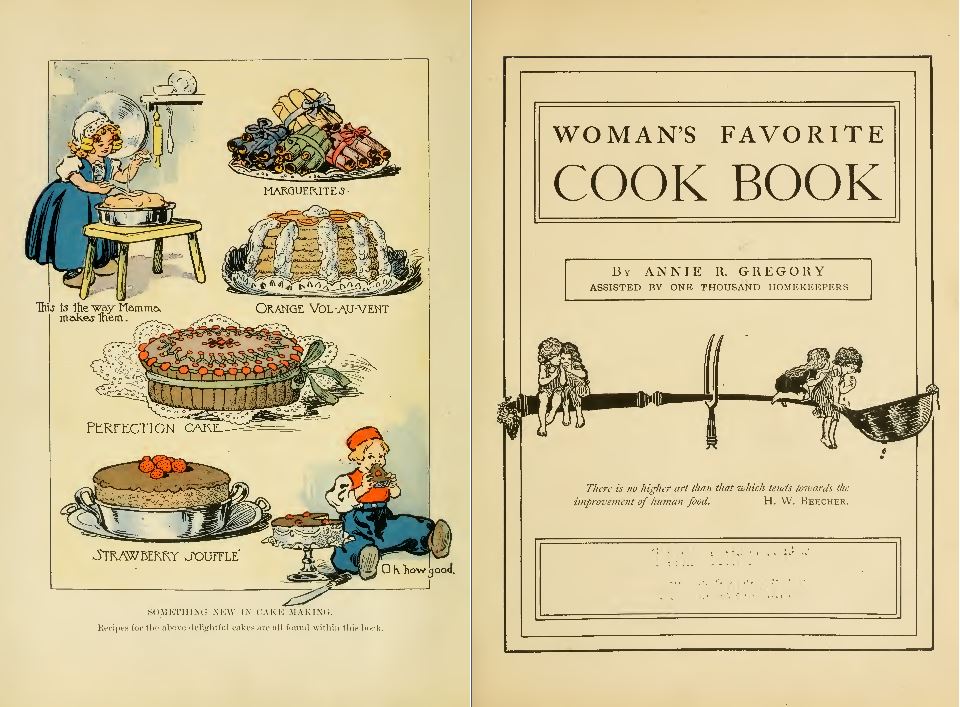 Vintage Cookbooks Library