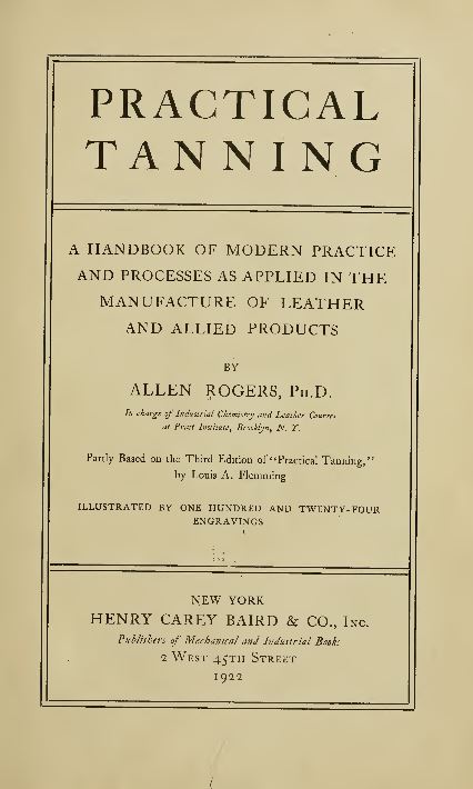 Vintage leatherworking leather Library