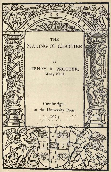 Vintage leatherworking leather Library