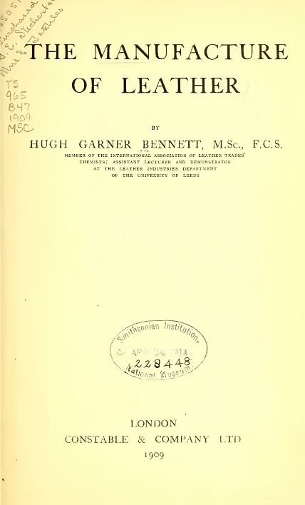 Vintage leatherworking leather Library