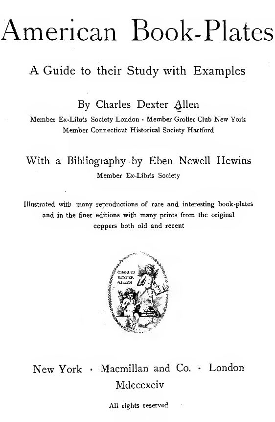 Book Plates Books