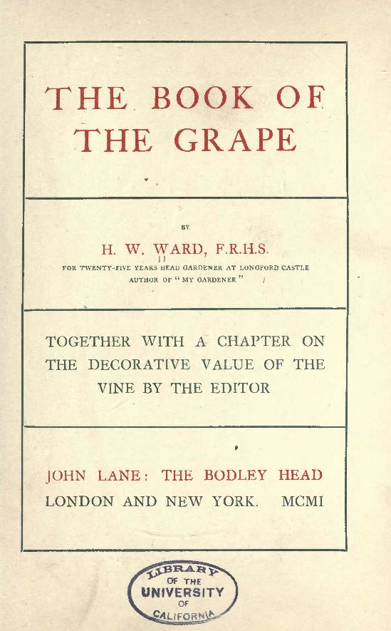Grape Wine Books