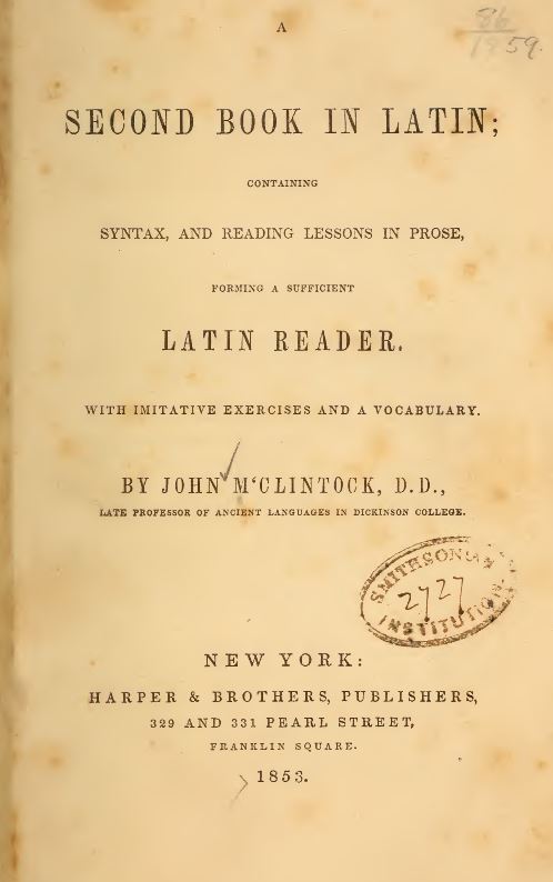 Latin Books