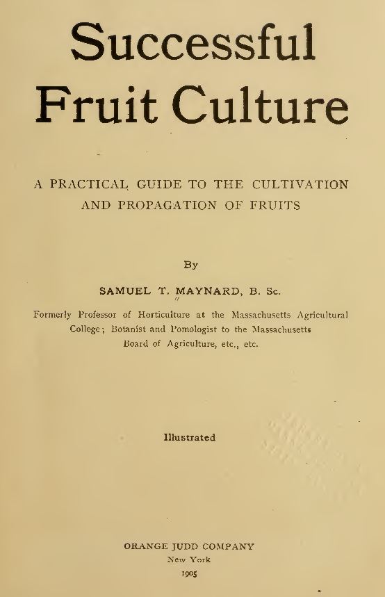 Fruit Culture Books