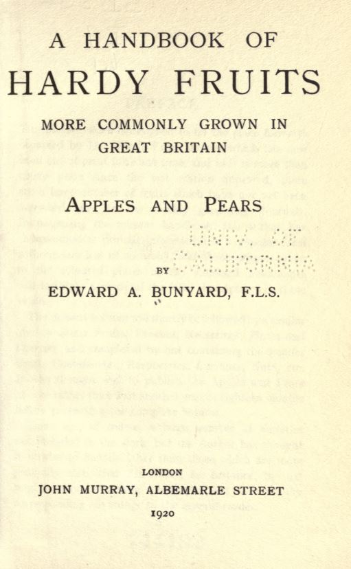 Fruit Culture Books