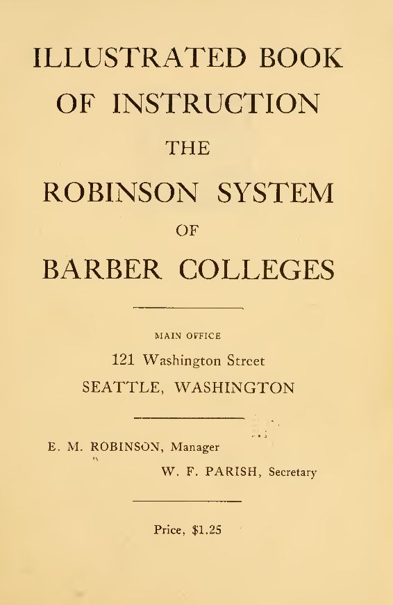 Barbers and Barber Shop Books