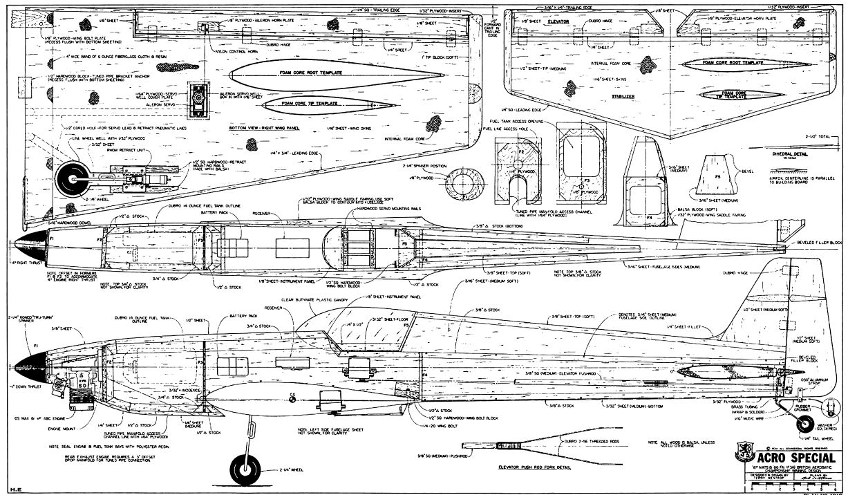 1,800 Semi Scale Remote Control RC Radio Model Aircraft Plans, Guides