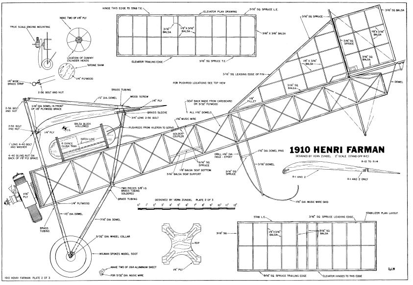 1,500 Scale RC Model Aircraft Plans, Remote Radio Control, Easy Guides