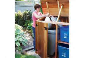 Handy Trash Center Plans Wood Plans, Backyard Projects