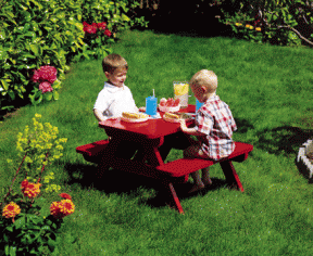 Kids Picnic Table Wood Plans, A Great Backyard Woodworking Plan